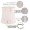 Ceinture Amincissante en Latex pour Femme, Corset d'Entraînement pour Taille, Perte de Poids, Acier Noir