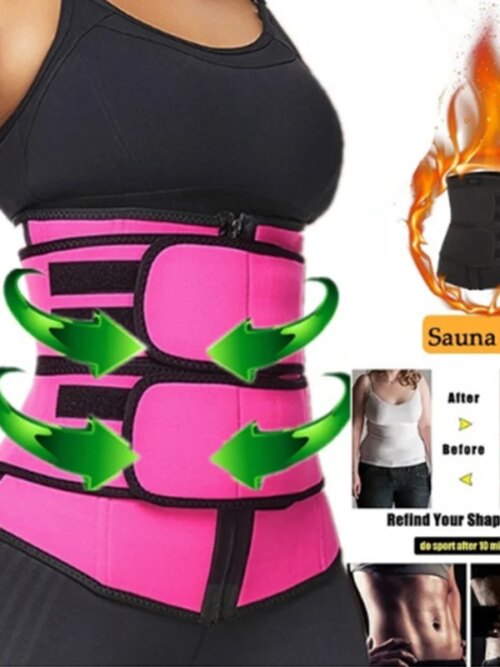 Ceinture Gainante de Sauna en Néoprène, Entraîneur de Taille, Perte de Poids