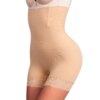 culotte gainante taille haute pour femme, sous-vêtement respirant, amincissant, ventre, sans couture