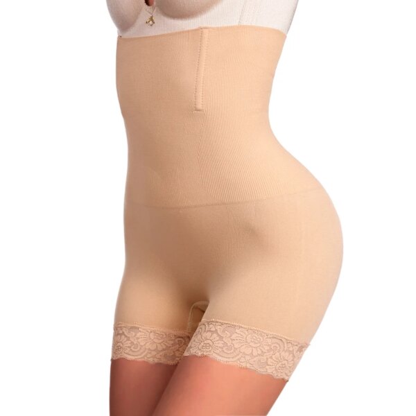 culotte gainante taille haute pour femme, sous-vêtement respirant, amincissant, ventre, sans couture