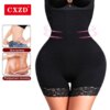 culotte gainante taille haute pour femme, sous-vêtement respirant, amincissant, ventre, sans couture