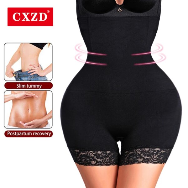 culotte gainante taille haute pour femme, sous-vêtement respirant, amincissant, ventre, sans couture