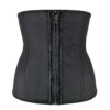 corset amincissant en latex avec fermeture éclair pour femme, lingerie amincissante