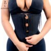 corset amincissant en latex avec fermeture éclair pour femme, lingerie amincissante