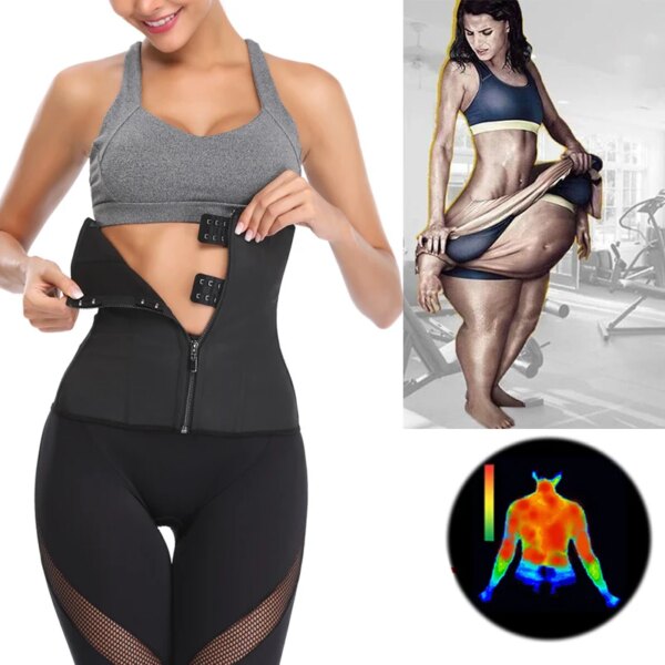 corset amincissant en latex avec fermeture éclair pour femme, lingerie amincissante