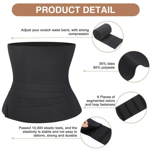 Ceinture amincissante pour femmes, corset de taille pour le ventre, taille Plus