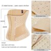 Gaine amincissante en Latex pour femmes, 25 baleines en acier, gaine amincissante pour le ventre