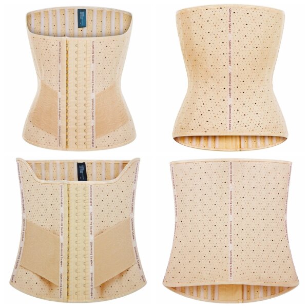 Gaine amincissante en Latex pour femmes, 25 baleines en acier, gaine amincissante pour le ventre