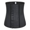 corset amincissant en Latex pour femmes, ceinture en sablier, Long torse, 9 os en acier