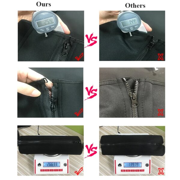 Ceinture amincissante de sudation Sauna en néoprène pour perte de poids