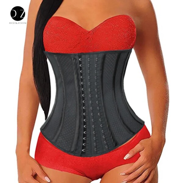 corset amincissant de Sport Long en Latex respirant pour le torse, cintré de taille