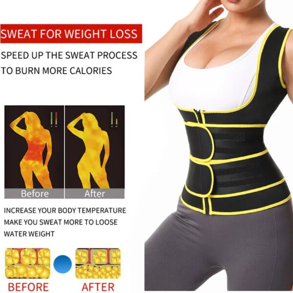 corset amincissant transpirants pour Sauna, pour femmes, vêtements façonnés