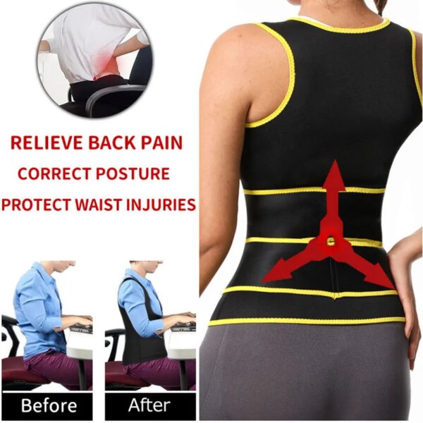 corset amincissant transpirants pour Sauna, pour femmes, vêtements façonnés