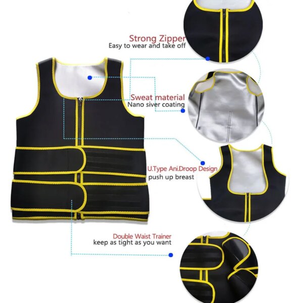 corset amincissant transpirants pour Sauna, pour femmes, vêtements façonnés