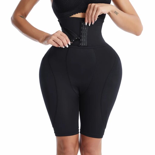 Sous-vêtement modelant femme – coussinets taille haute effet galbant