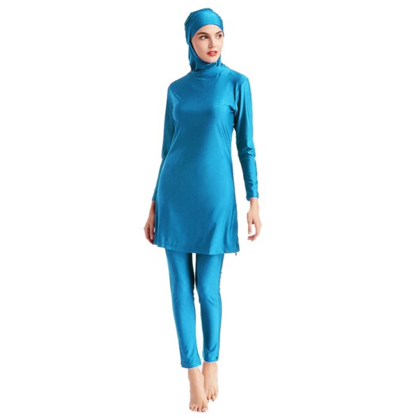 maillot de bain gainant ventre plat pour femmes musulmanes, séchage rapide