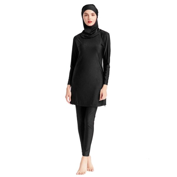 maillot de bain gainant ventre plat pour femmes musulmanes, séchage rapide