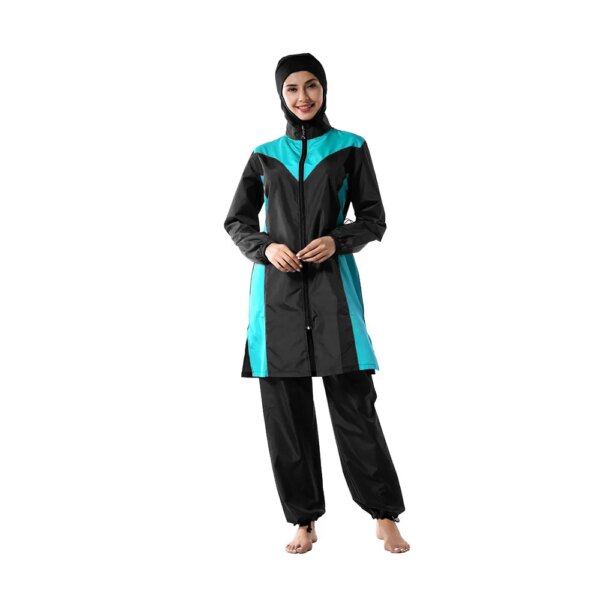 maillot de bain islamique pour femmes, modeste, pleine longueur, Burkini actif