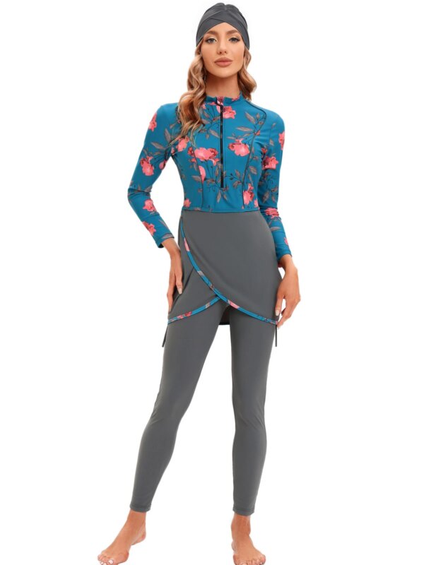 burkini - Maillot de bain musulman manches longues pour femmes