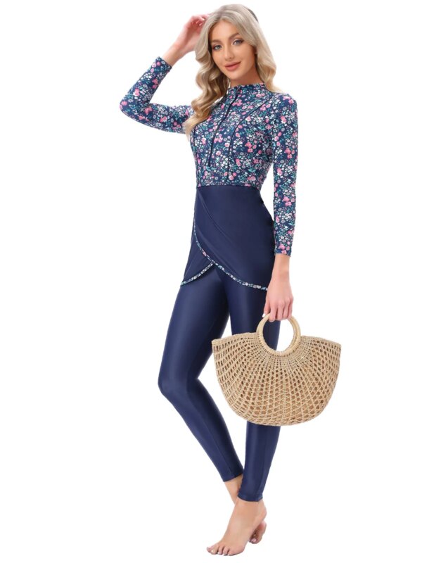 burkini - Maillot de bain musulman manches longues pour femmes