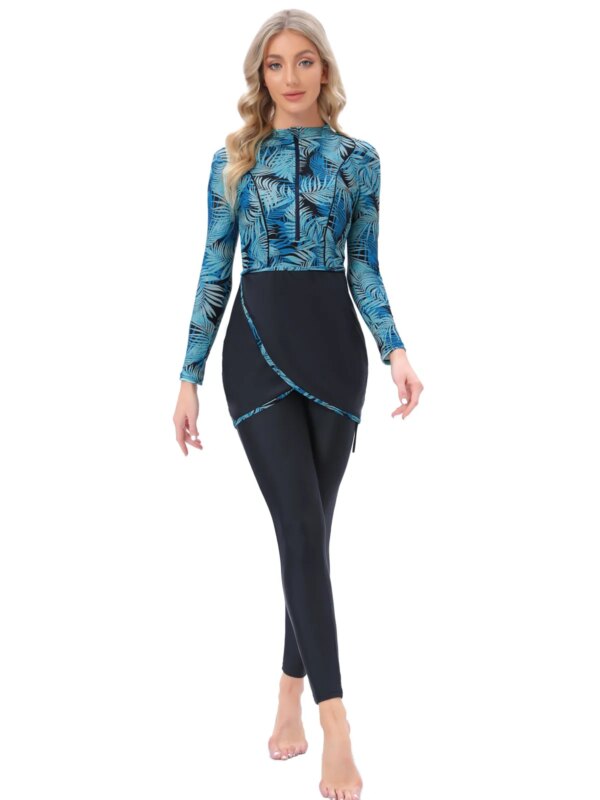 burkini - Maillot de bain musulman manches longues pour femmes
