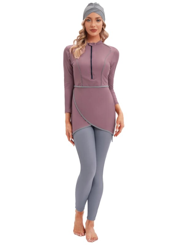 burkini - Maillot de bain musulman manches longues pour femmes