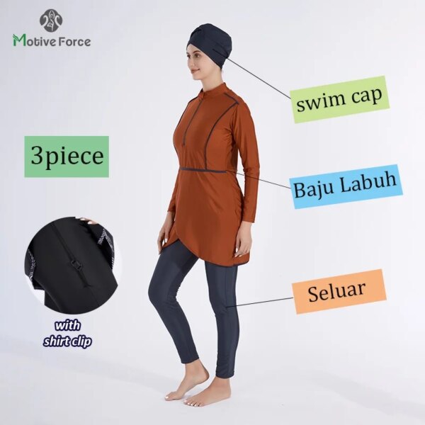 Burkini maillots de bains musulmans maillot bain femme hijab
