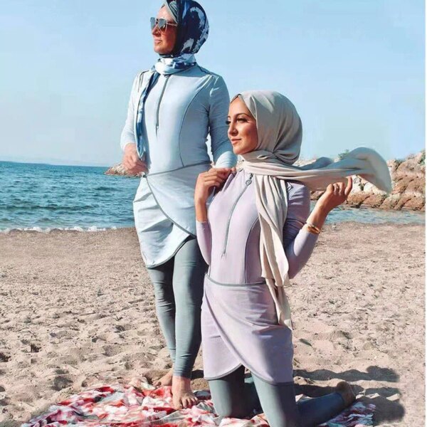 Burkini maillots de bains musulmans maillot bain femme hijab