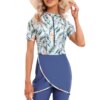 burkini Maillot de bain musulman pour femmes, ensemble 3 pièces