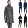 burkini Maillot de bain pour femmes musulmanes, Hijab modeste, manches longues