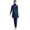 burkini Maillot de bain pour femmes musulmanes, Hijab modeste, manches longues