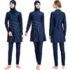 burkini Maillot de bain pour femmes musulmanes, Hijab modeste, manches longues