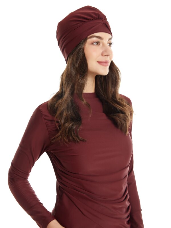 Maillot de bain musulman toute noire, burkini, Islam, Bikini, couverture complète, Hijab