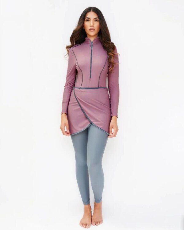 burkini femme Maillot de bain musulman pour femmes, manches longues