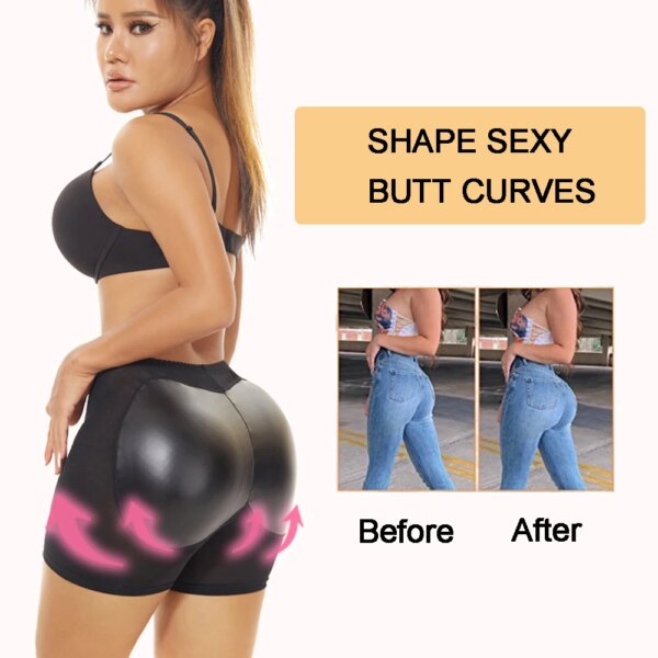 Culotte de levage de fesses pour femmes, sous-vêtement Sexy Push Up, sous-vêtement de mise en forme des hanches