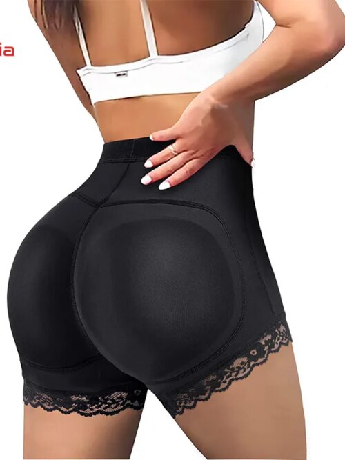 GUUDIA – culotte rembourrée en dentelle pour femmes, sous-vêtement rehausseur de fessiers