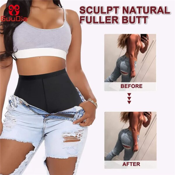 GUUDIA – culotte rembourrée en dentelle pour femmes, sous-vêtement rehausseur de fessiers