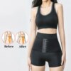Culotte amincissante pour femmes, faux cul sans couture, sous-vêtement moulant, rehausseur de hanche