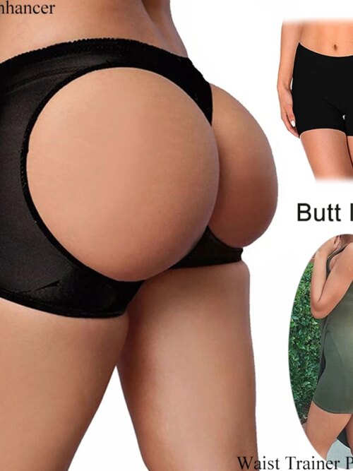 Culotte Gainante de Mise en Forme des Fesses, Sous Vêtements Soulèvement de Popotin, Push Up, Slip Cul Sexy et Ouvert pour Femme