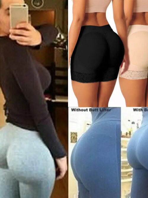 Short moulant pour femmes, vêtement moulant, noir