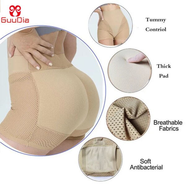 culotte rembourrée pour femmes, rehausseur de hanches, culotte taille haute