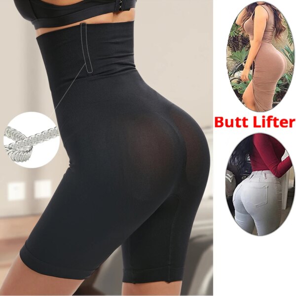 Culotte taille haute pour femmes gaine amincissante contrôle du ventre plat culotte de levage des hanches
