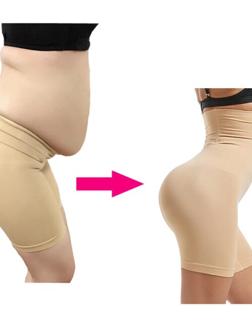 Culotte taille haute pour femmes gaine amincissante contrôle du ventre plat culotte de levage des hanches