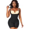 Body gainant femme – sous-vêtement sculptant avec coussinets effet galbant taille haute