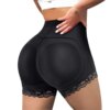 Culotte rembourrée rehausseur de fesses pour femmes, faux sous-vêtement Push Up
