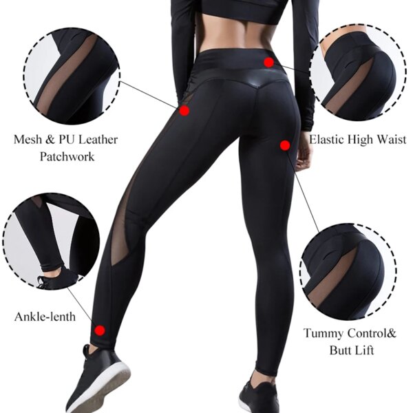 Leggings en maille sans couture pour femmes, pantalon Sexy, Push Up, Fitness, Gym, pantalon d'entraînement, taille haute, 2022