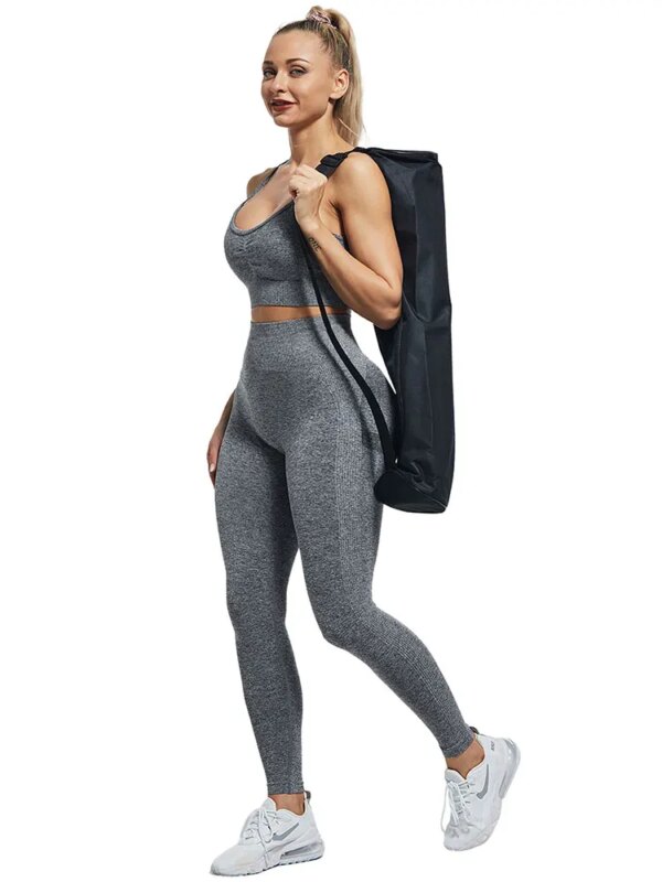 legging sport femme en taille haute pour femme, style push-up, pantalon d'entraînement moulant et sexy, vêtement de gym
