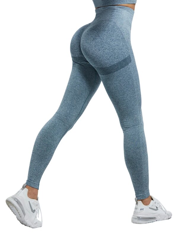 legging sport femme en taille haute pour femme, style push-up, pantalon d'entraînement moulant et sexy, vêtement de gym