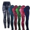 Jean moulant en Denim pour femmes, legging décontracté, taille haute, Slim, élastique, pantalon de Sport, Push-Up, 2023