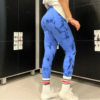 Tiedye – Leggings de gymnastique sans couture pour femmes, pantalon Push-Up, de sport, de Fitness, taille haute, d'entraînement, de Yoga, livraison directe